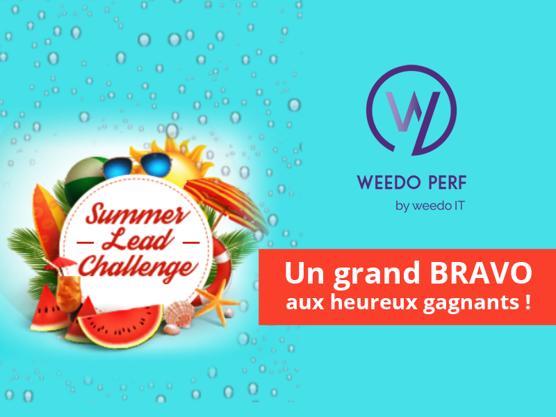 Summer lead challenge – Un grand BRAVO aux heureux gagnants
