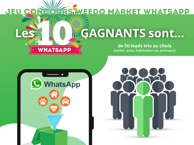 Jeu-concours Weedo Market WhatsApp