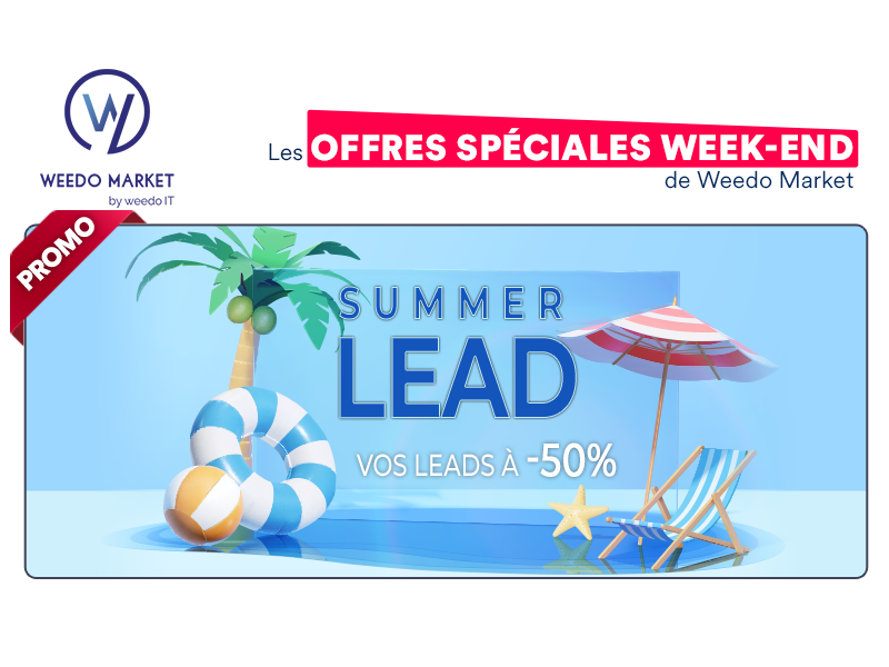 Summer lead ! Vos leads à -50%