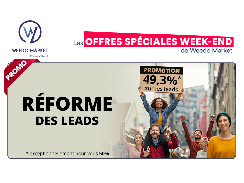 Réforme des leads : Promotion -49,3% sur les leads