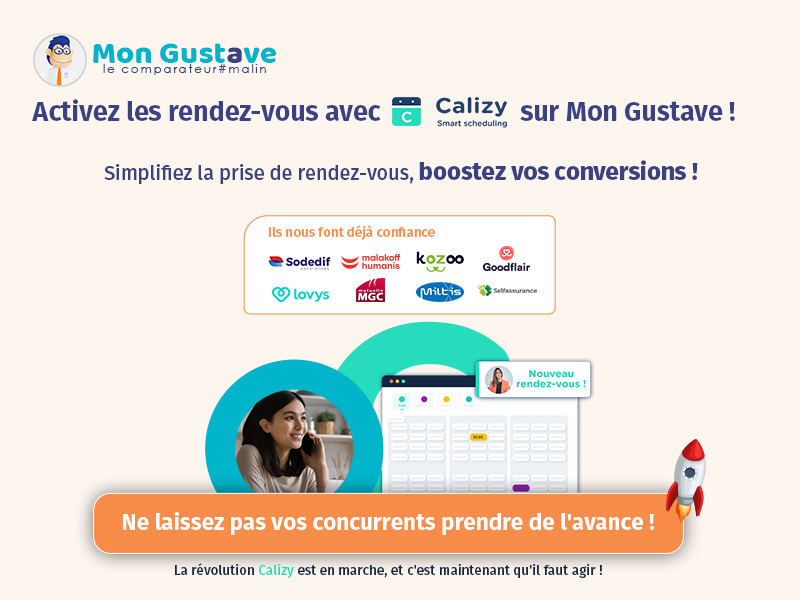 Transformez la prise de rendez-vous avec Calizy sur Mon Gustave !