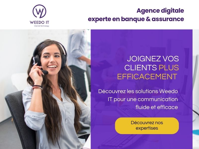 Joignez vos clients plus efficacement grâce aux solutions innovantes de Weedo IT